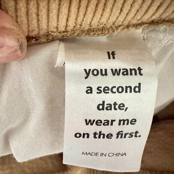 PacSun Men's Volley Corduroy Shorts Floral Embroidery Size L Pull On Drawstring - Picture 7 of 8